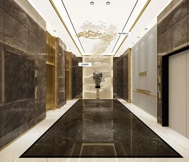 Marmor icke självhäftande PVC/husdjursfilm