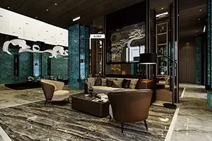 Icke självadhasiv marmor PVC/husdjursfilmrulle